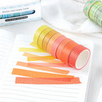 Basic Color & Plaid washi tape decorative pattern detail