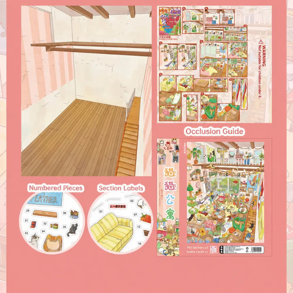 BibiDuck 3.0 detailed miniature 3D-look scene sticker design