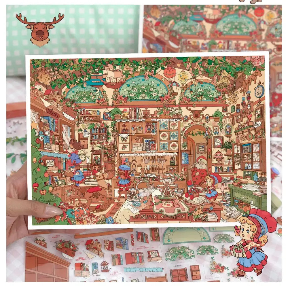 BibiDuck 3.0 3D scene sticker kit package and scale detail