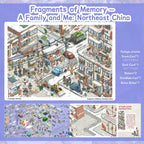 BibiDuck 3.0 3D scene sticker kit contents with scene cards and sticker sheets