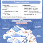 BibiDuck 6.0 3D scene sticker kit detail showing miniature sticker pieces