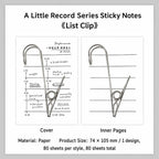 List Clip Clipboard Planner memo pad style with list page artwork for planning and journals.
