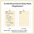 Daydream Clipboard Planner memo pad style with soft yellow page design for journaling notes.
