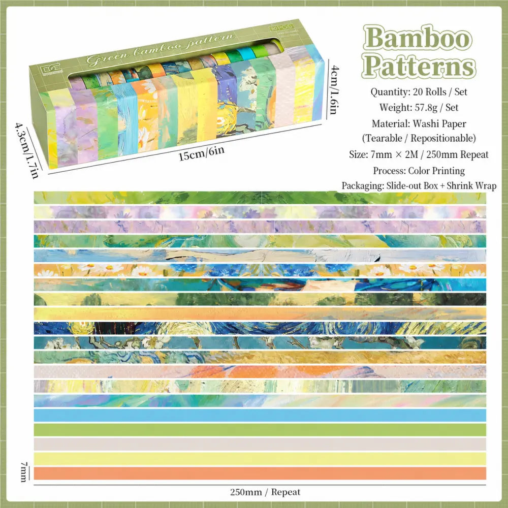 Color Mood style 01 washi tape set