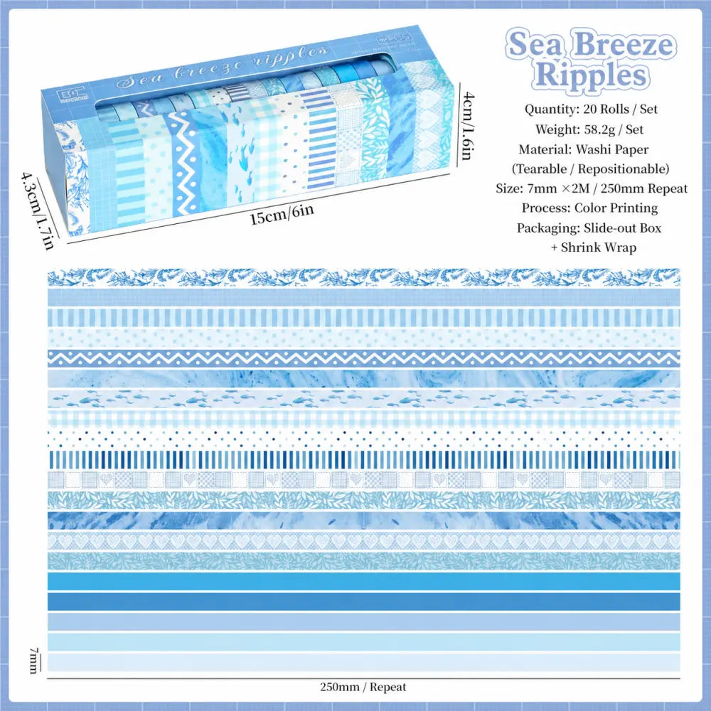 Color Mood style 03 washi tape set