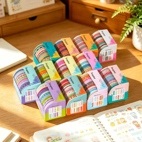Colorful Patterns washi tape set main product image