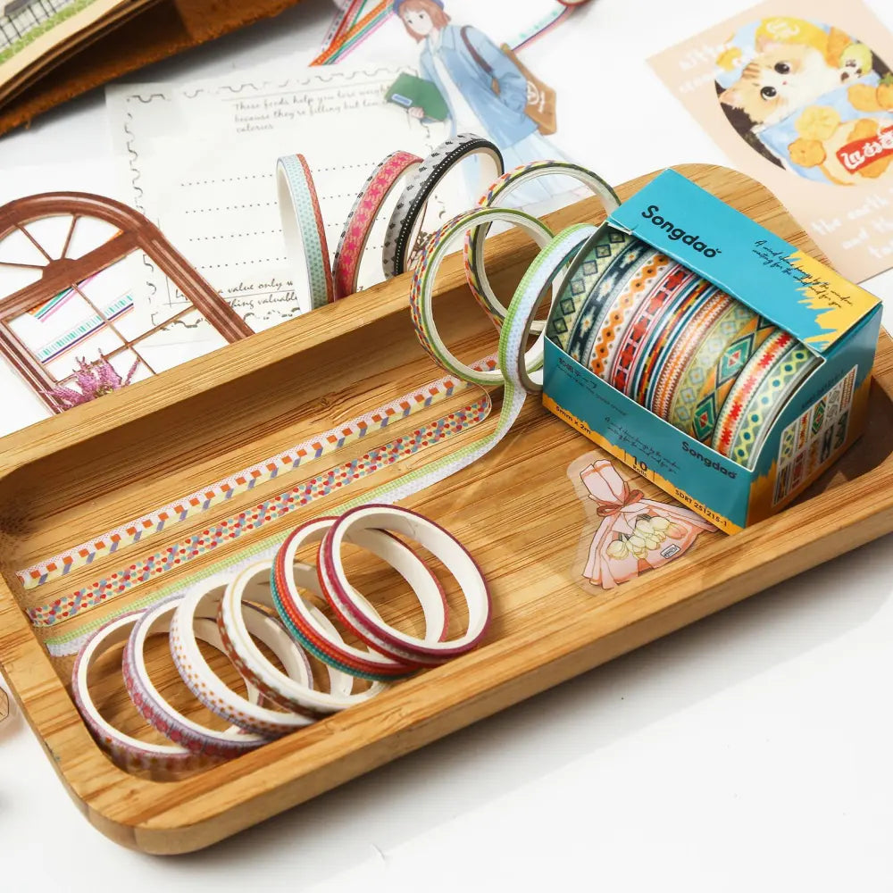 Colorful Patterns washi tape style overview