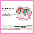 Colorful Patterns style 04 washi tape set