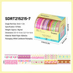 Colorful Patterns style 07 washi tape set