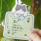 Cozy Animal sticky notes in use as cute page accents, labels, and daily planner reminders.