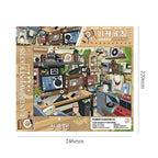 Size reference image for the Cozy Moments in the TimeBox scene card measuring 246 by 220 mm