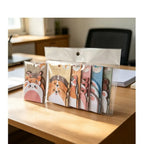 Cute Animal sticky notes in use as journal accents, planner reminders, and decorative scrapbook notes.