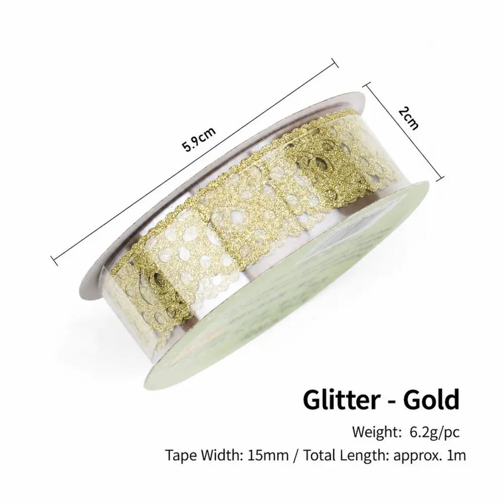 Embossed Lace Color style 01 washi tape roll