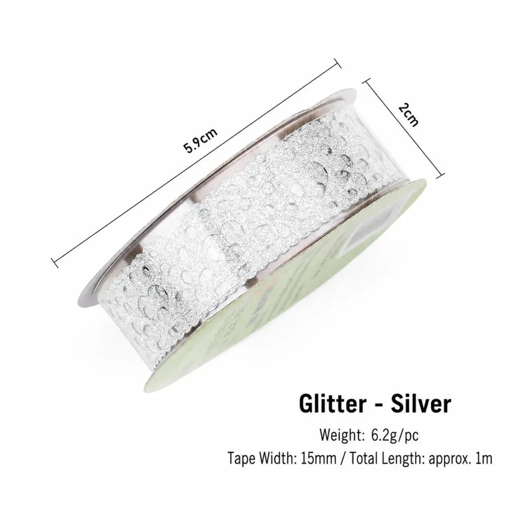 Embossed Lace Color style 07 washi tape roll