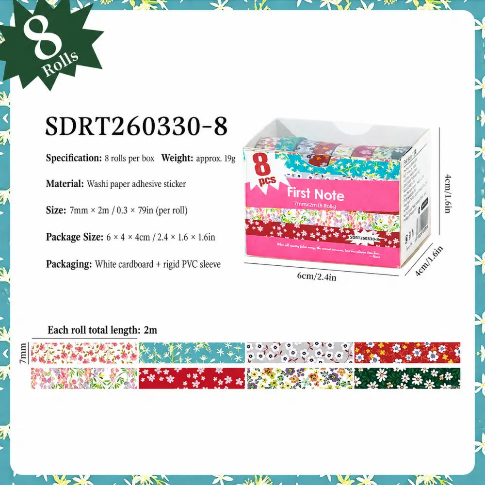 First Note style 08 washi tape set