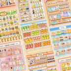 Multiple home scene cards from Home Organizer 3D Scene Sticker Book