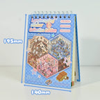 Landscape Sticker Collection 3D Scene Sticker Book size display showing 140 mm width and 195 mm height