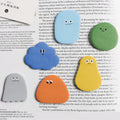 Little Blob Characters sticky notes All 6 Styles set with Pea Sprout, Volcano, Cloud, Wild Mushroom, Water Droplet, and Dust designs.