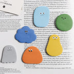 Little Blob Characters sticky notes All 6 Styles set with Pea Sprout, Volcano, Cloud, Wild Mushroom, Water Droplet, and Dust designs.