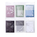 Moonlight Dream memo pad All 6 Styles set with moonlight poetry and dreamy paper designs.