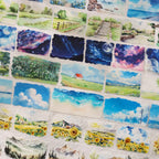 Nature's Heart washi tape scenic detail