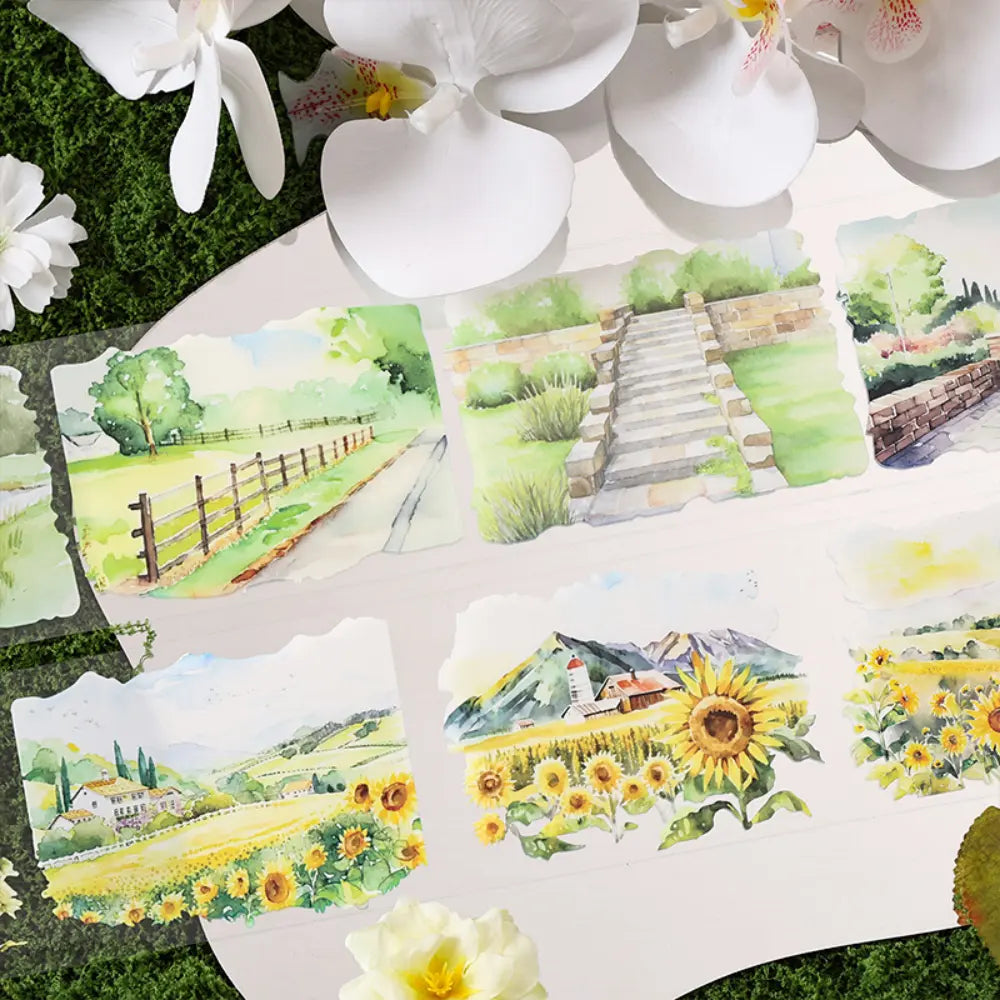 Nature's Heart washi tape style overview