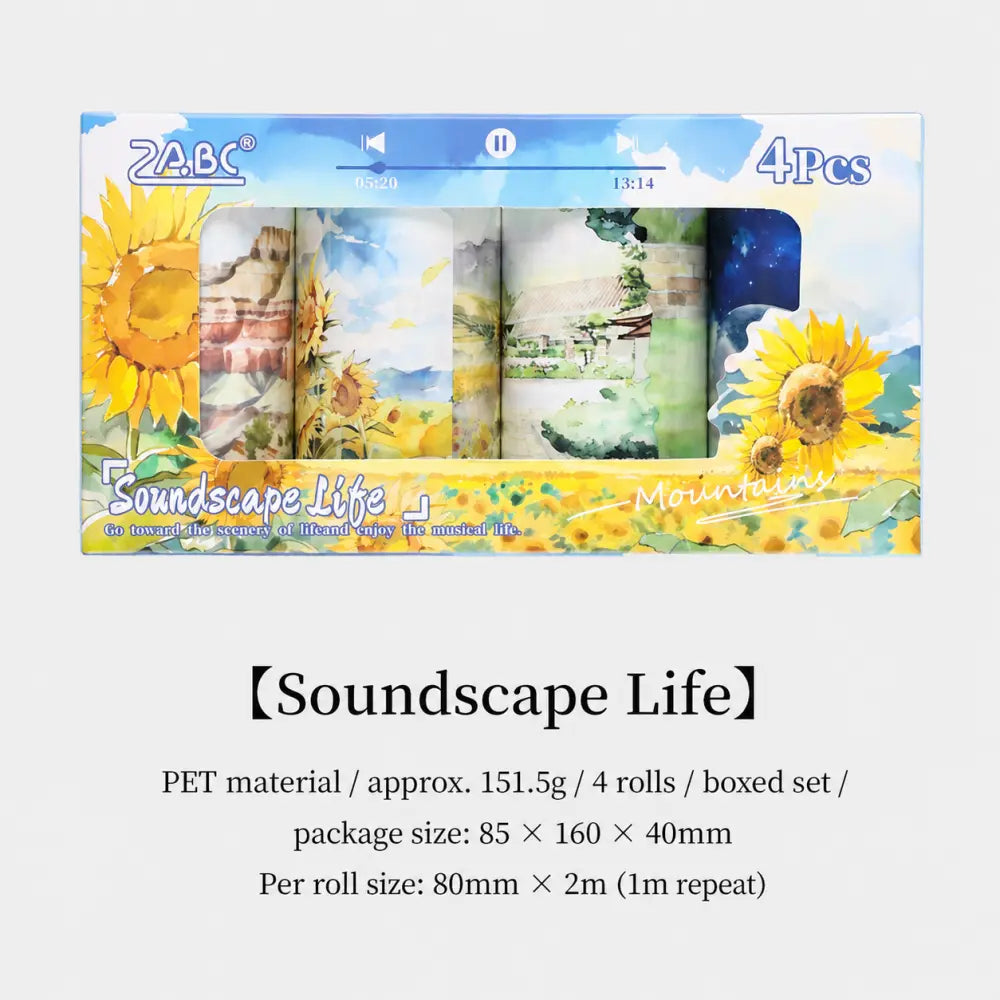 Nature's Heart style 01 washi tape set