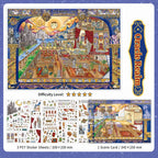 Oracle Realm 3D Scene Sticker Kit with one scene card, three PET sticker sheets, and decorative title piece