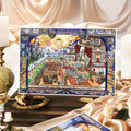 Oracle Realm The Goddess Prays 3D Scene Sticker Kit finished fantasy room scene with gothic castle and ornate decor