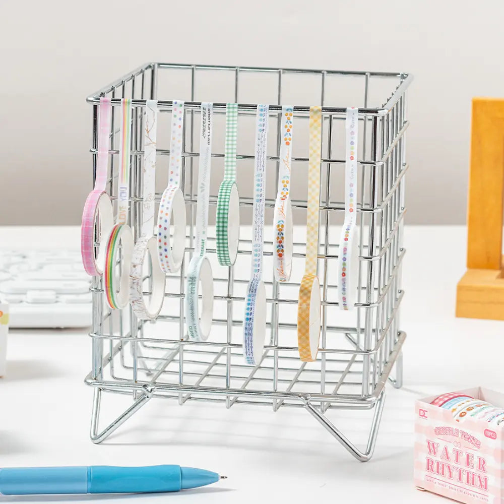 Pastel Dreamscape mini washi tape packaging and roll display