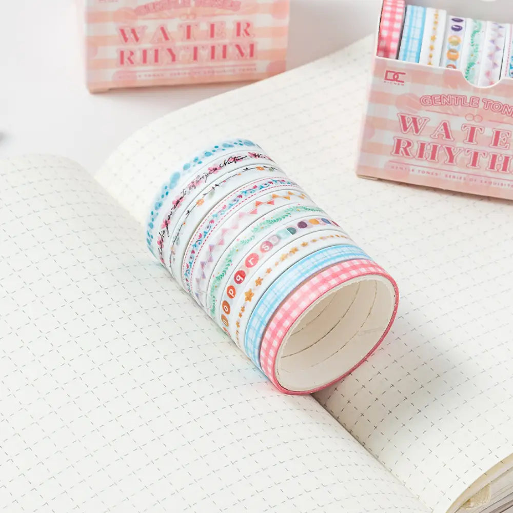Pastel Dreamscape mini washi tape decorative pattern detail