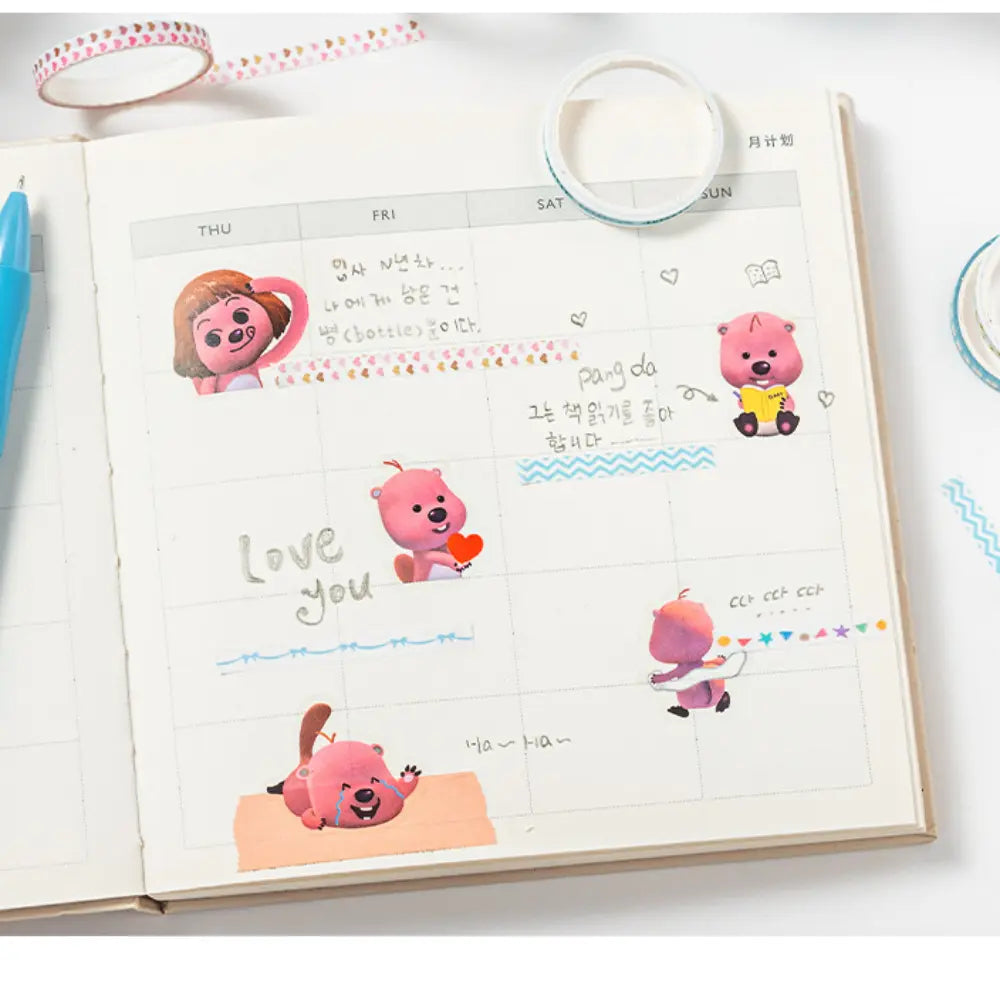 Pastel Dreamscape mini washi tape style selection image