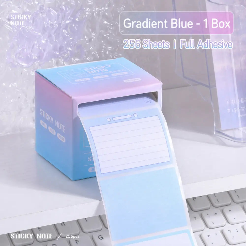 Pastel Pull-Out Roll sticky notes color assortment with soft purple, blue, green, and pink refill rolls for stationery projects.