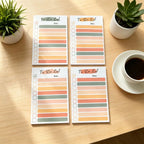 Pastel To-Do List memo pad set with checklist pages for daily planning, study lists, and journal organization.