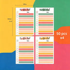 Pastel To-Do List memo pad in use for planner task lists, scrapbook notes, and everyday organization.