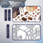 Peach Blossom Time Atlas scene sticker kit detail showing die-cut stickers and upgraded thick white ink