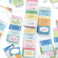 Planner Ticket memo pad All 4 Styles set with colorful ticket-style pages for planners and journals.