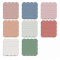 Scalloped Pastel sticky notes 8-book set with soft color memo shapes for journals and planners.
