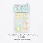 Magic Candy Treat Secret Garden memo pad style with sweet pastel patchwork pages.
