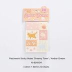 Amber Dream Secret Garden memo pad style with warm pastel note pages for journaling.