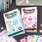 Simple Record journaling sticker set with Cool Breeze Dream and Warm Star Dream sticker packs