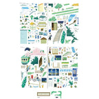 Skyisle Around the World scene sticker kit package and scale detail