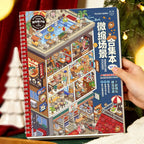 Telado 10.0 Urban Rooms Adventure scene sticker book held by hand with illustrated city building cover.