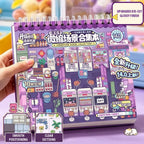 Telado 14.0 Mini Shop 3D Scene Sticker Book Upgraded Edition with die-cut glossy finish