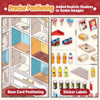 Contents overview of Telado 15.0 Mini Scene Collection Book showing 10 scene base cards and 24 sticker sheets