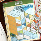 City room backing card from Telado 9.0 City Rooms Adventure with labeled placement areas.
