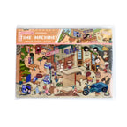 Packaged Time Machine childhood memories 3D scene sticker kit showing the old neighborhood street design