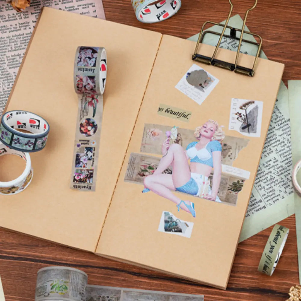 Vintage Botanical washi tape style selection image