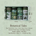 Vintage Botanical style 01 washi tape set