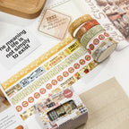 Vintage Collage washi tape decorative pattern detail